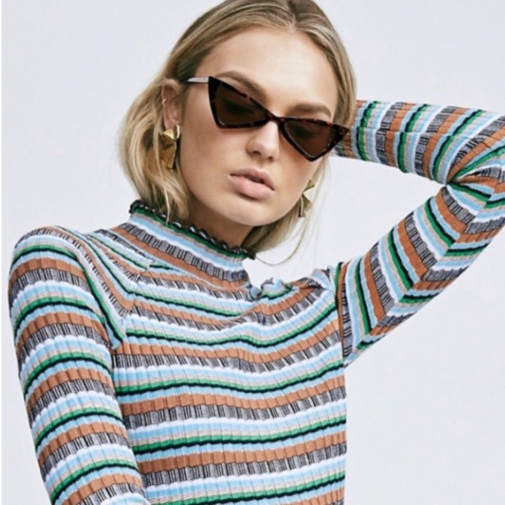 Free People Geo Cat Eye Sunnies - Picture 2 of 6